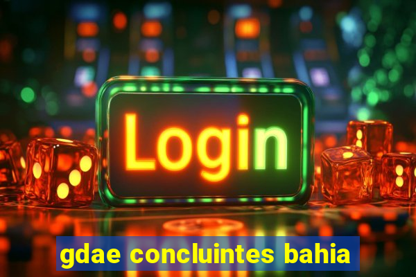 gdae concluintes bahia